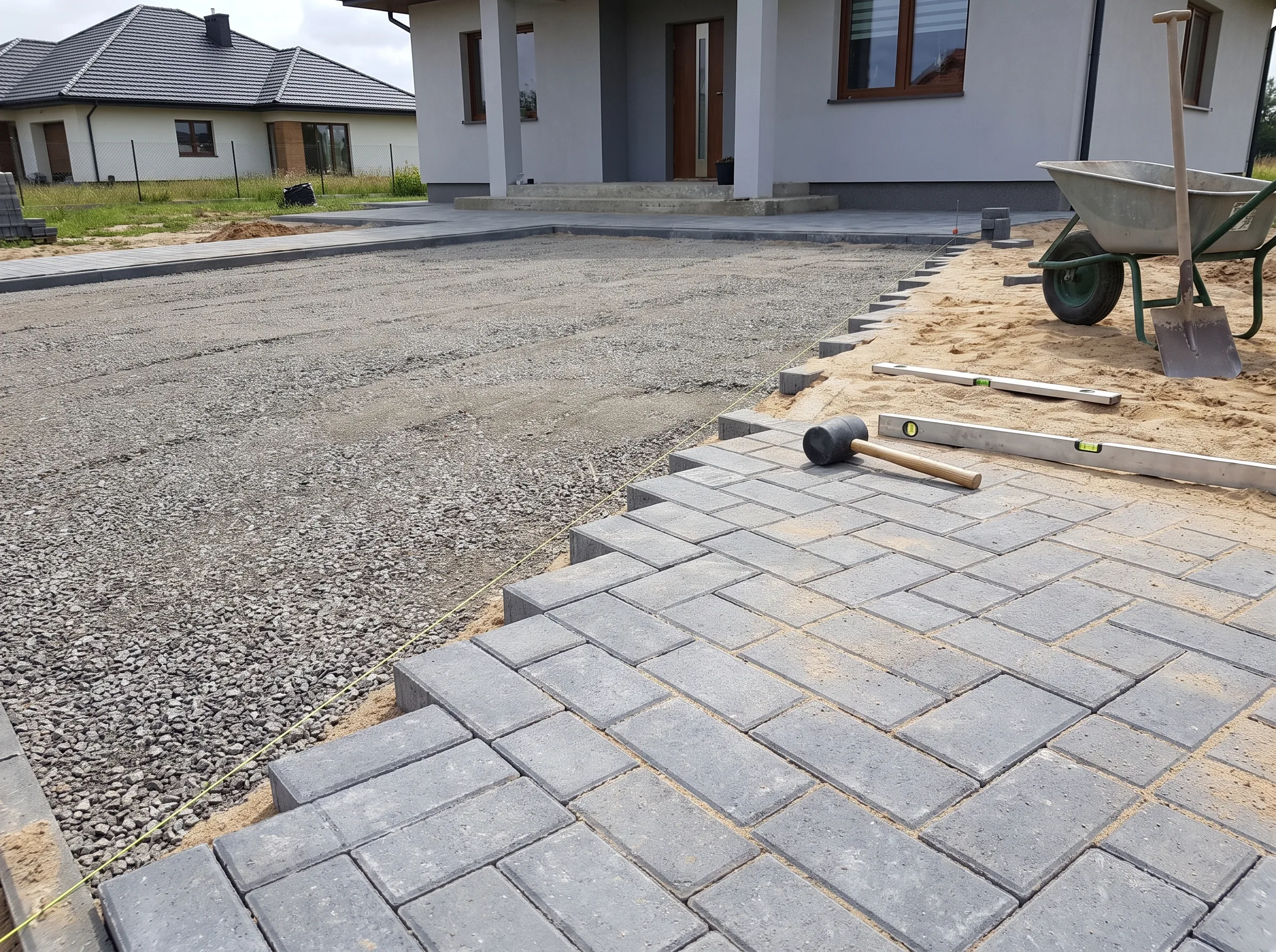 Układanie kostki brukowej